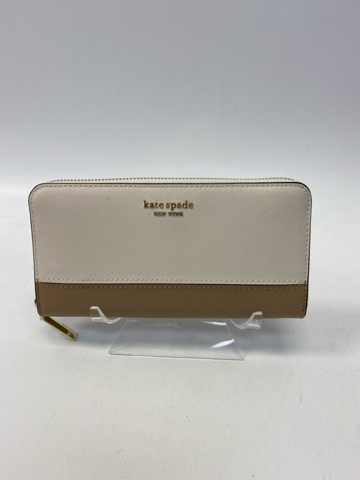 NWT Kate Spade Cream Tan Wallet
