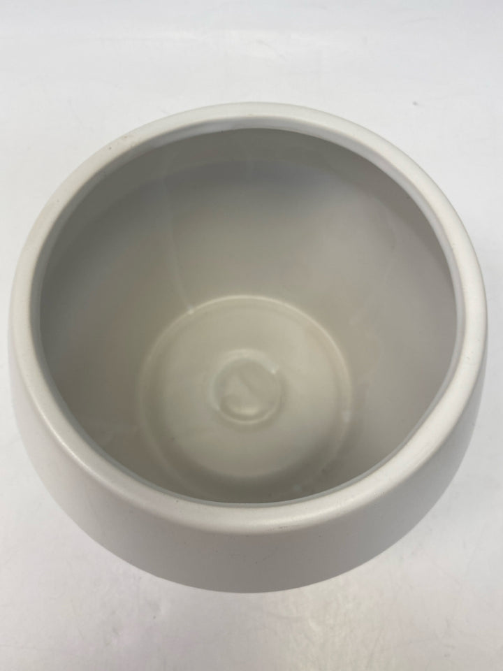 White Ceramic Planter