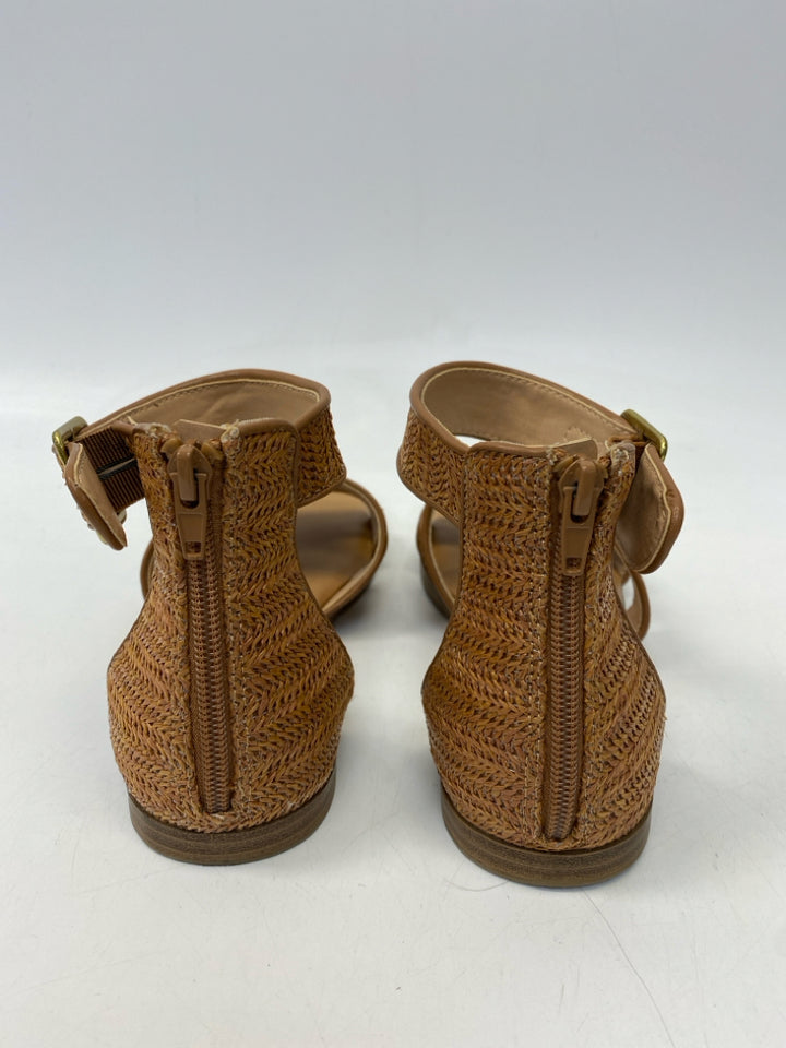 Lauren Conrad  Size 8.5 Brown Zipper Sandals