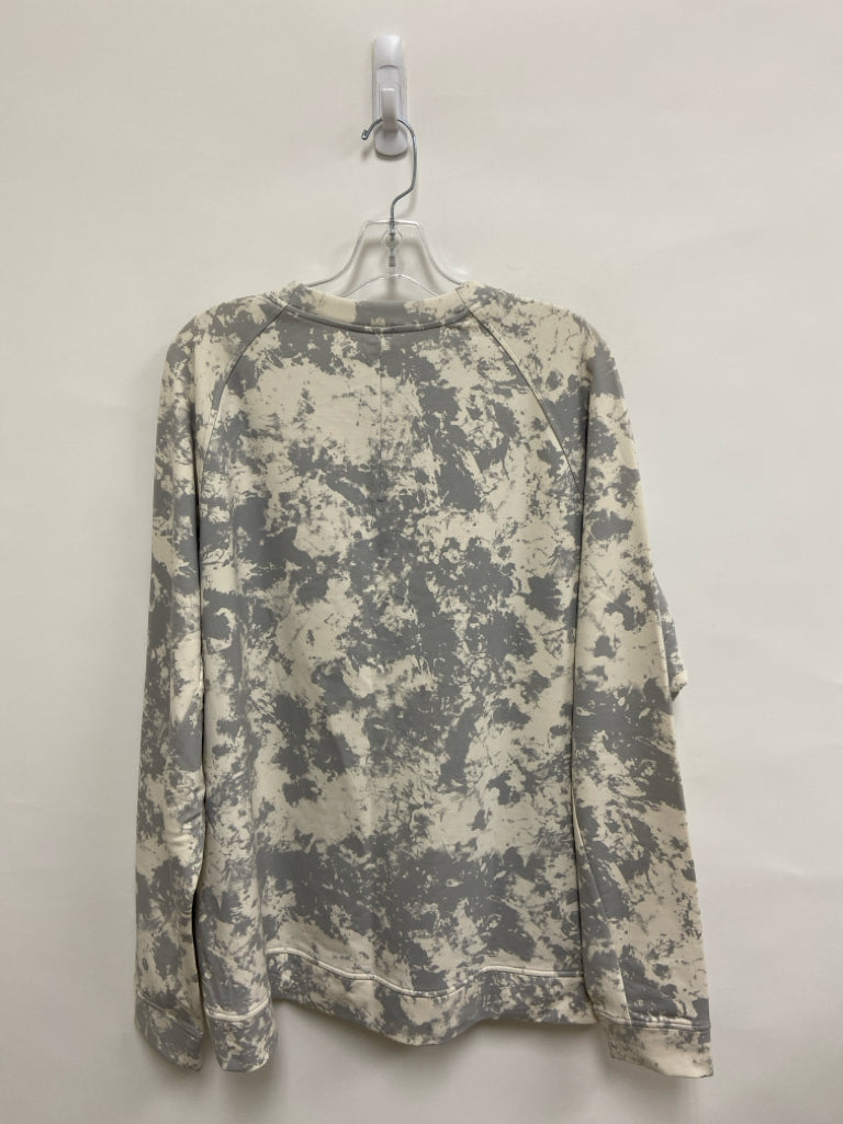 NWT Lululemon  SIZE  XXL Cream Gray Tie Dye Plus Size Athletic Top