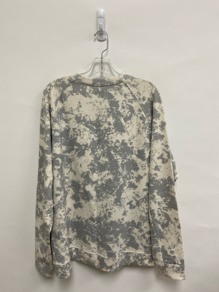NWT Lululemon  SIZE  XXL Cream Gray Tie Dye Plus Size Athletic Top
