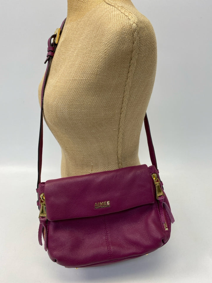 Aimee Kestenberg Plum Gold Accent(s) Crossbody
