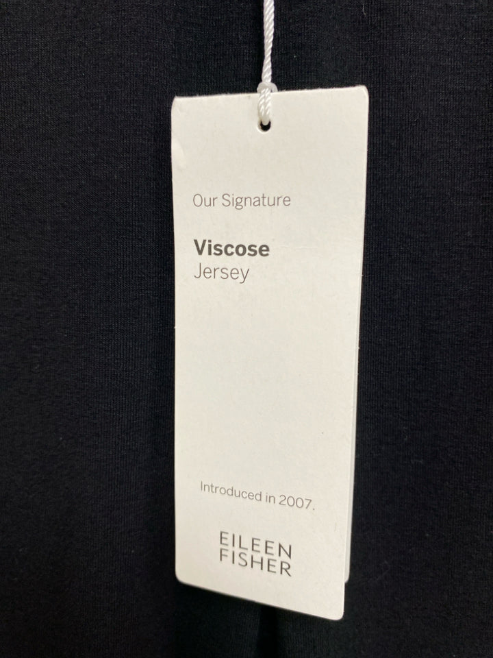 NWT Eileen Fisher Size XS Black Viscose Ladies Leggings