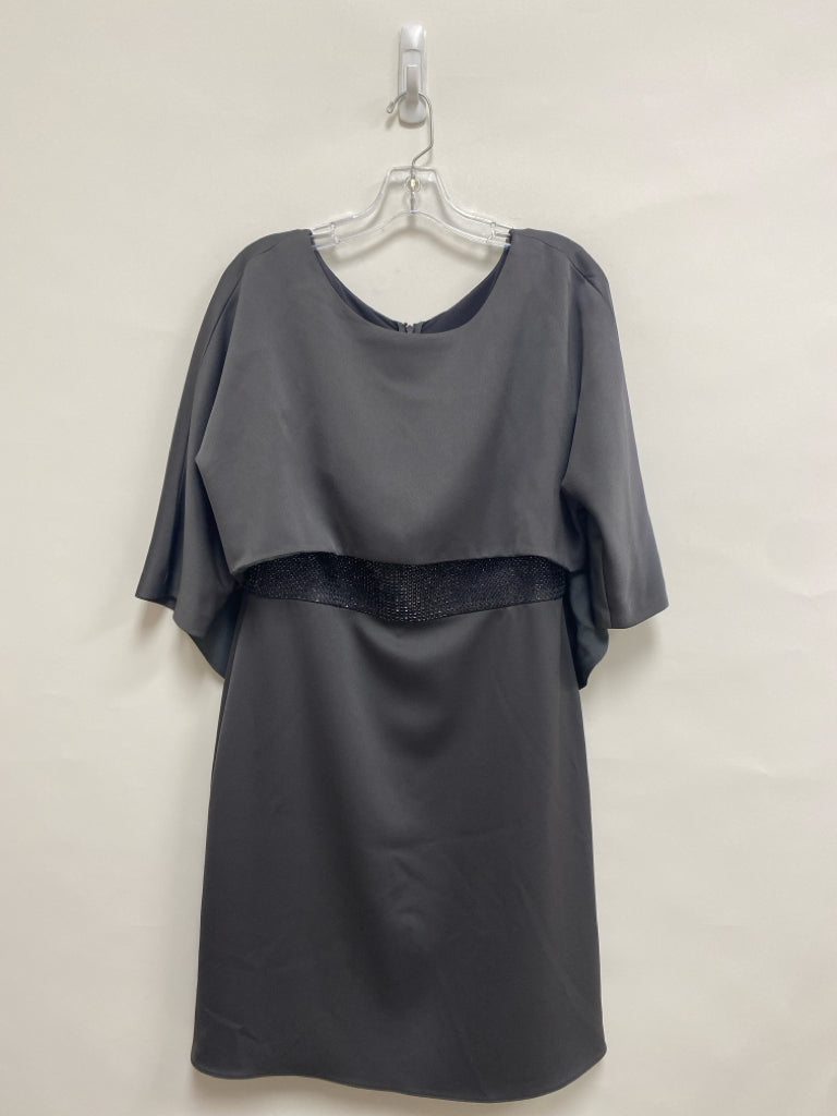 Armani Size 8 Charcoal Drape Ladies Dress