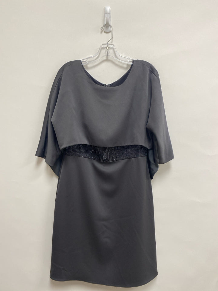 Armani Size 8 Charcoal Drape Ladies Dress