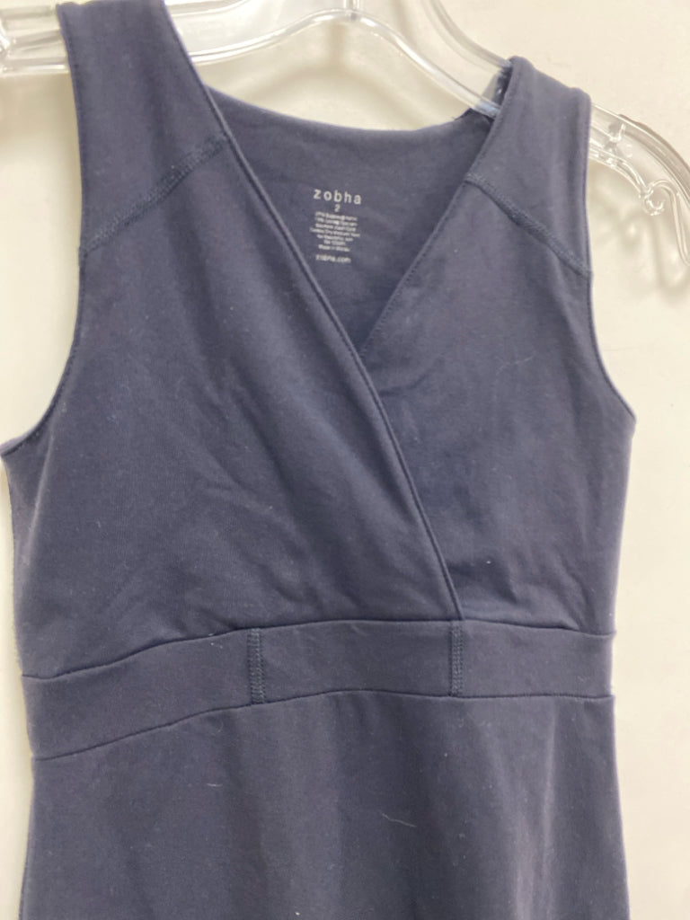 Zobha Size 2 Black Sleeveless Athletic Dress