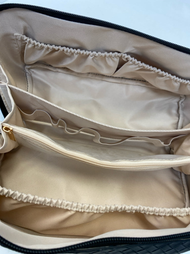 Black Woven Make-up Bag