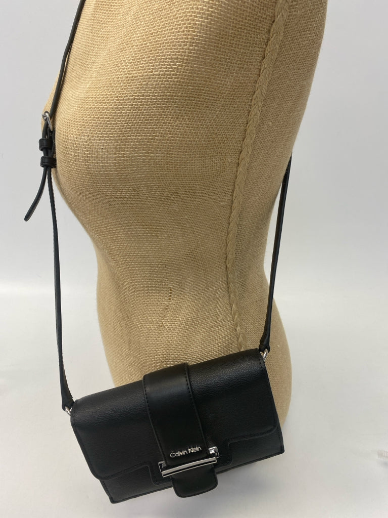 Calvin Klein Black Silver Accent(s) Crossbody