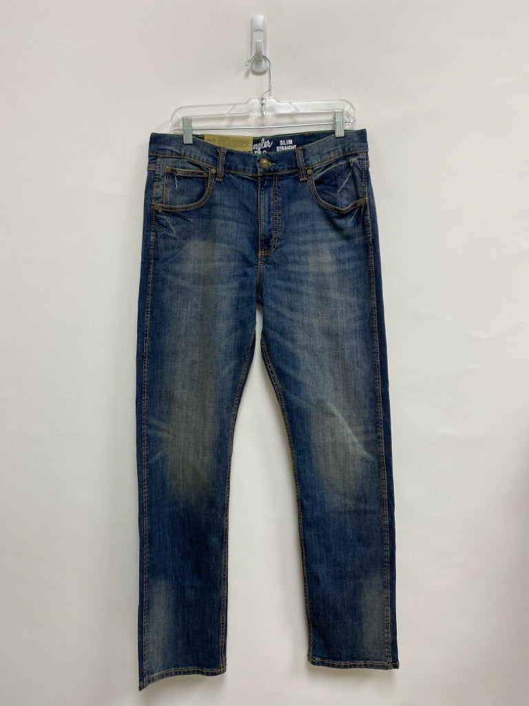NWT Wrangler Size 32 Blue Denim Men&