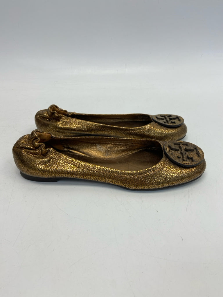 Tory Burch  Size 7 Bronze Metallic Flats