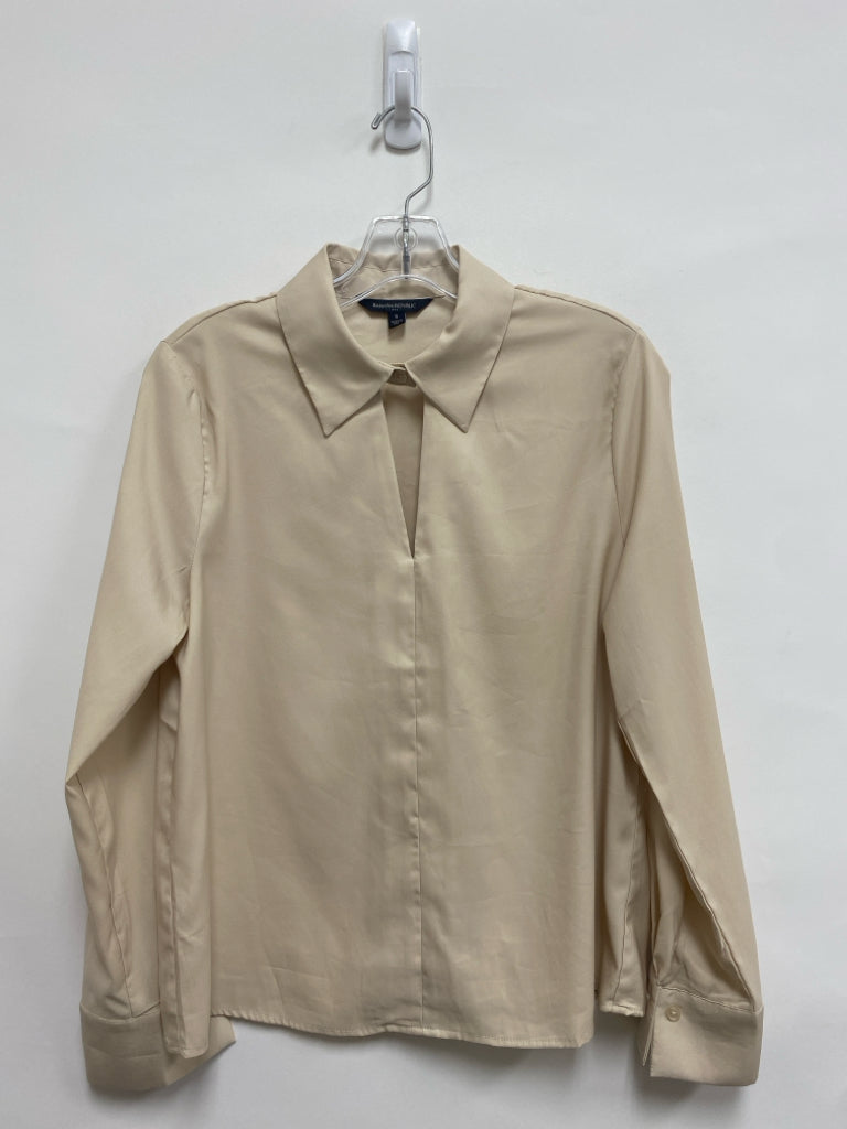 Banana Republic Size S Beige Long Sleeve Ladies Top
