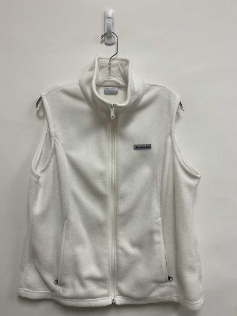 Columbia Size XL White Fleece Ladies Vest