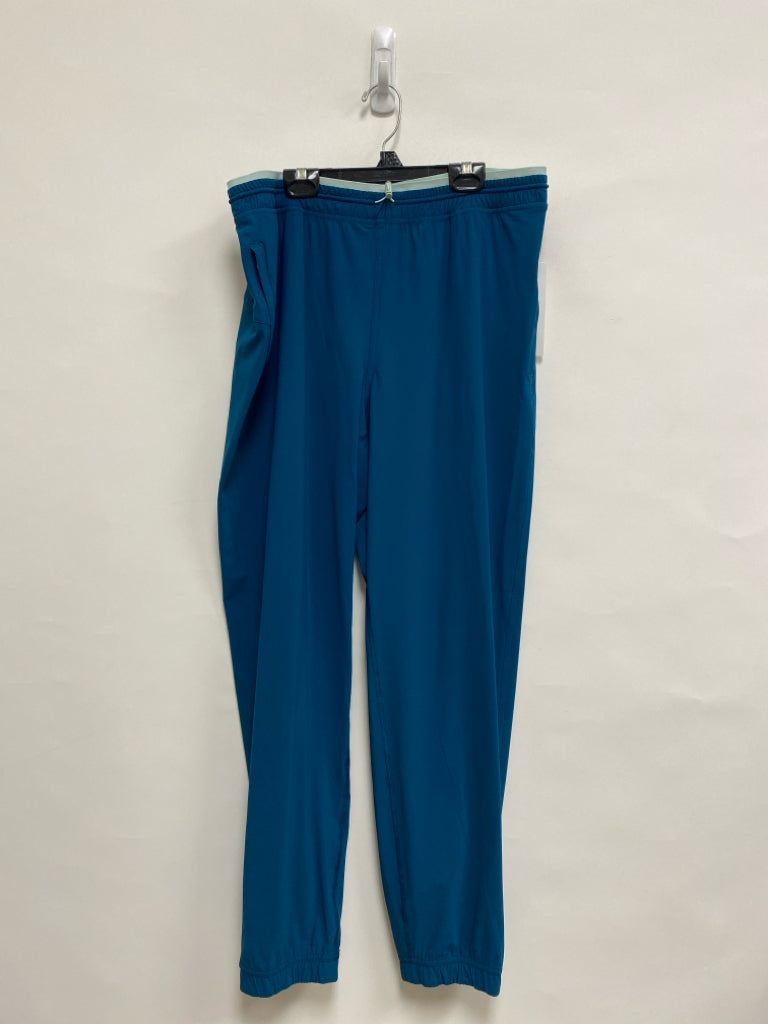 NWT Athleta Size L Teal Blue Joggers Athletic Pants