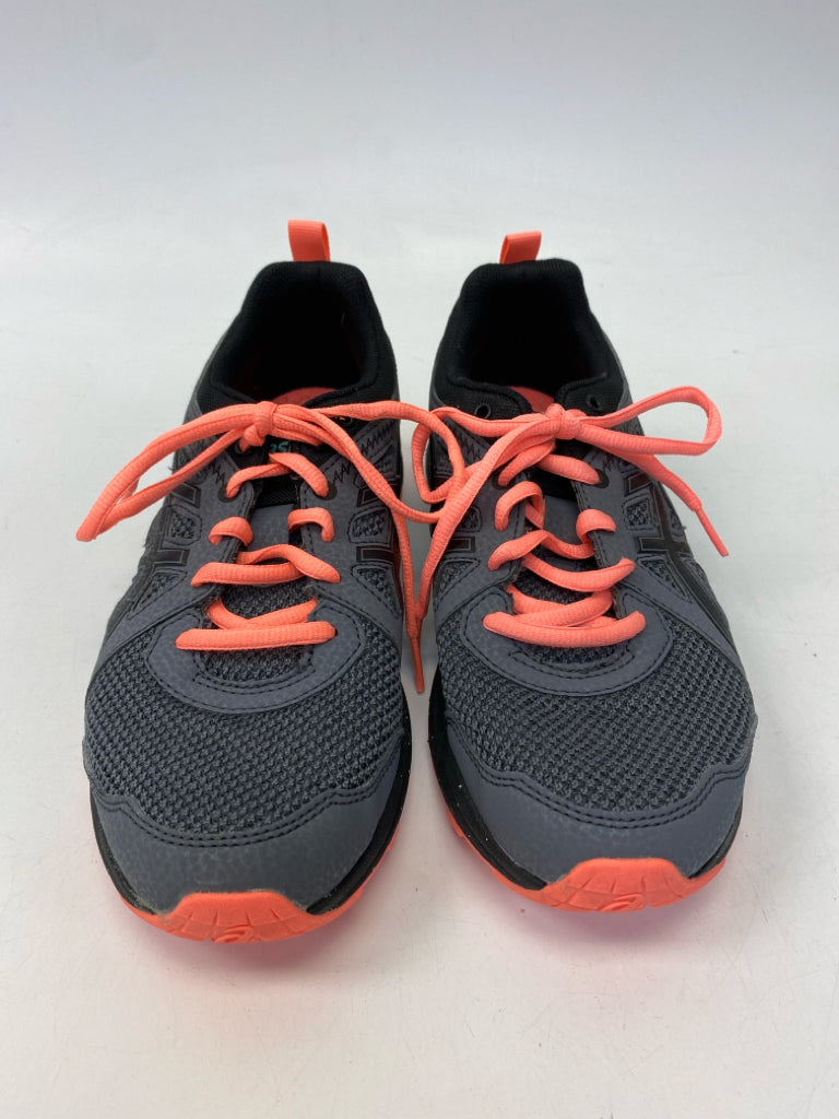 Asics US Shoe Size 8 Gray Coral Lace-up Sneakers