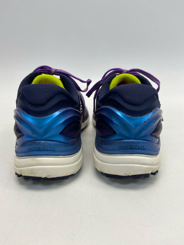 Brooks  Size 7.5 Navy/Lav Lace-up Sneakers