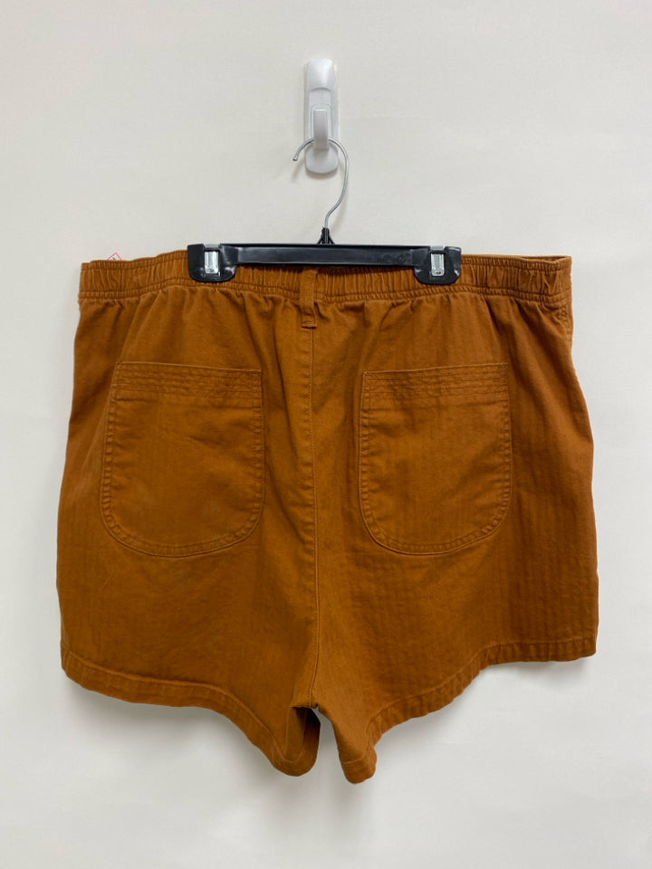 Madewell Size XL Caramel Ladies Shorts