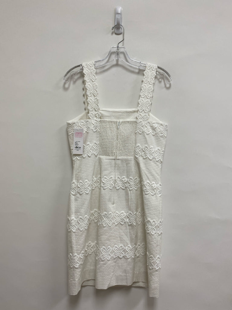 NWT LILLY PULITZER Size 6 White Sleeveless Ladies Dress