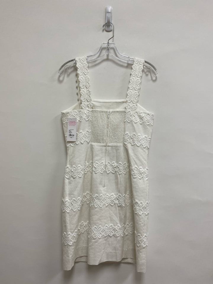 NWT LILLY PULITZER Size 6 White Sleeveless Ladies Dress