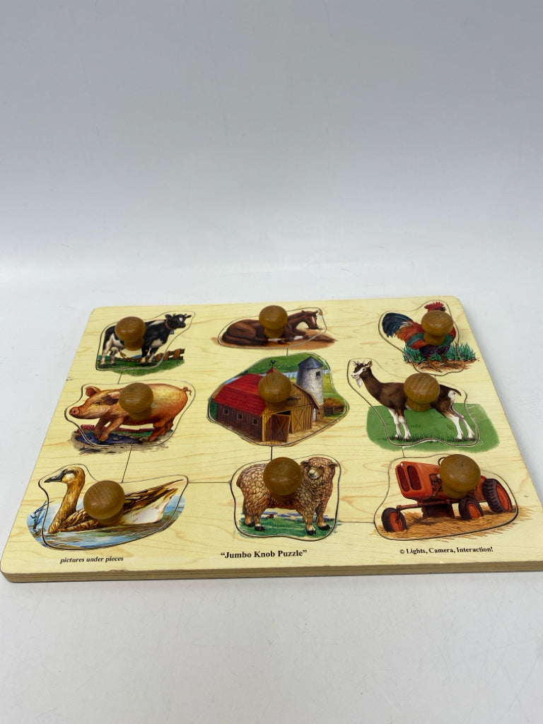 Melissa and Doug Farm Animals Kids Puzzle