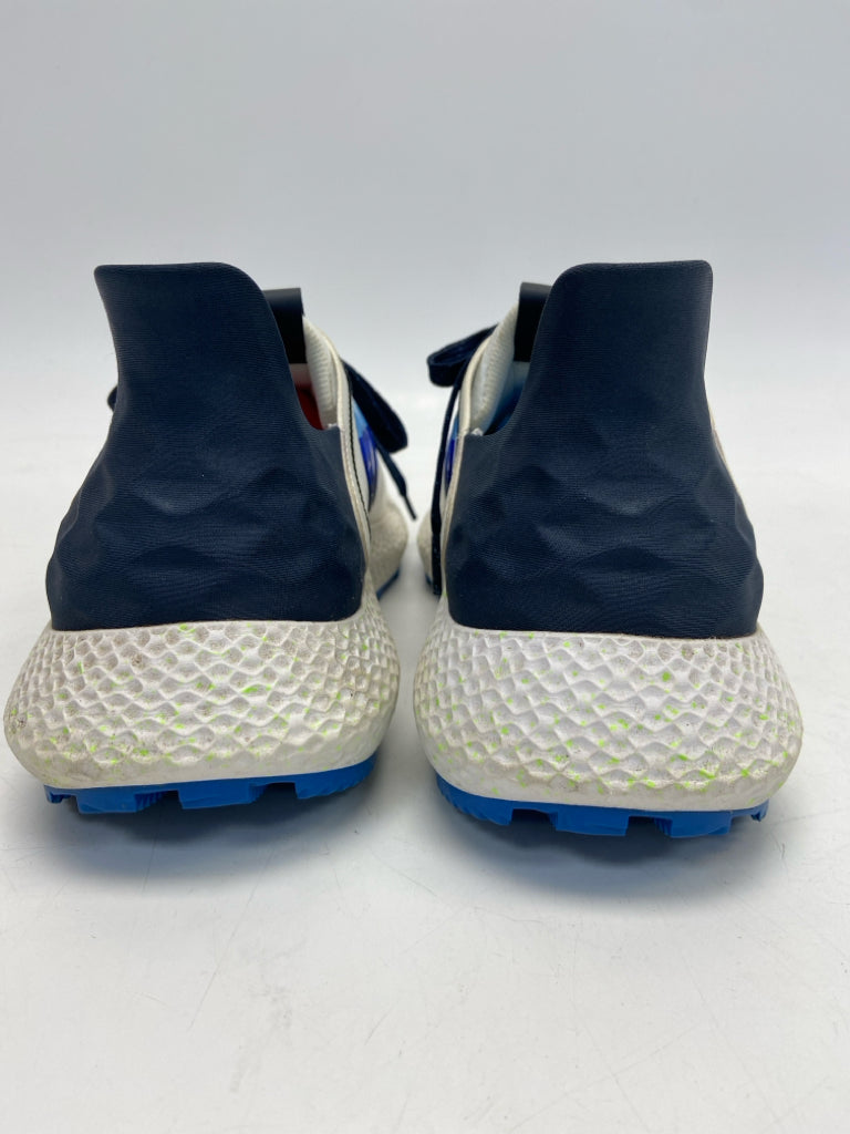 Gfore Size 10 White Navy Lace-Up Men&