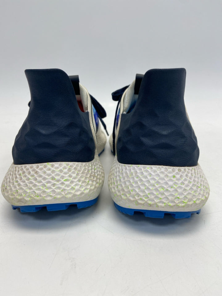 Gfore Size 10 White Navy Lace-Up Men&
