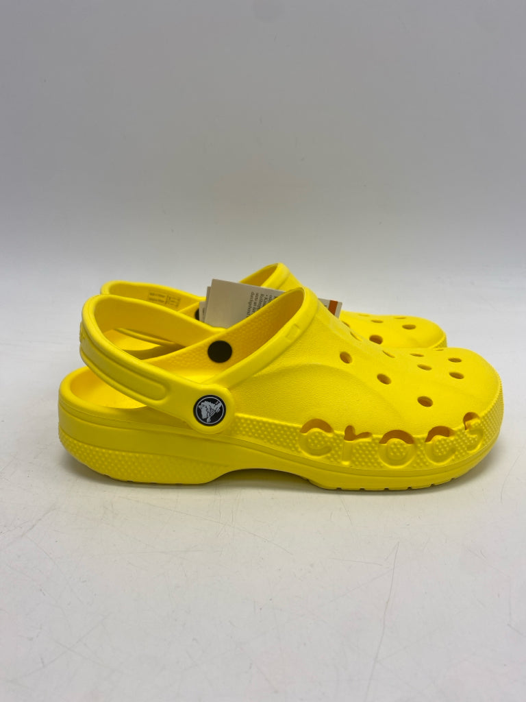 NWT Crocs  Size 9 Yellow Clogs