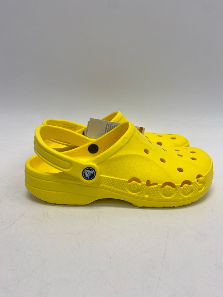 NWT Crocs  Size 9 Yellow Clogs