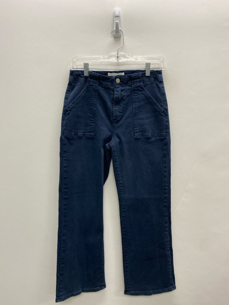 RISEN Size 5 Navy Wide Leg Ladies Jeans