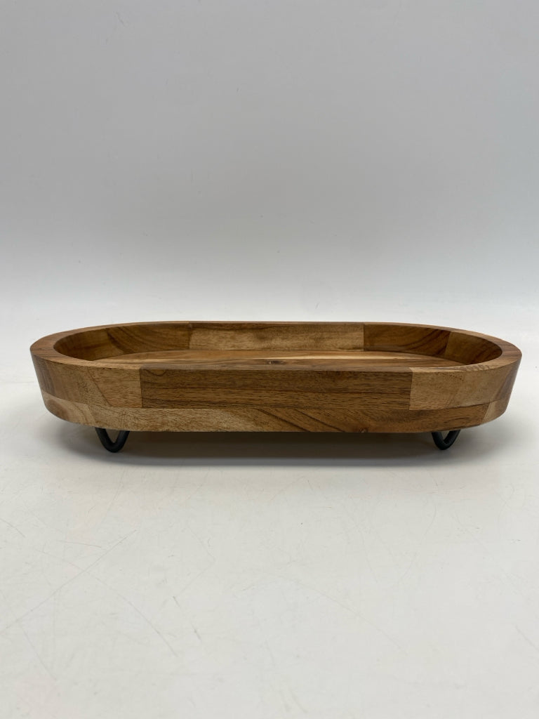 Brown Wood Tray