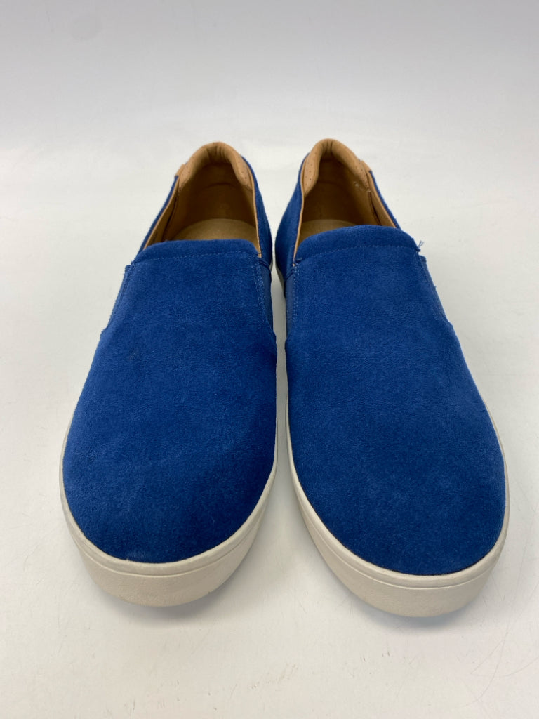 Spenco Size 13 Dark Blue Suede Men&