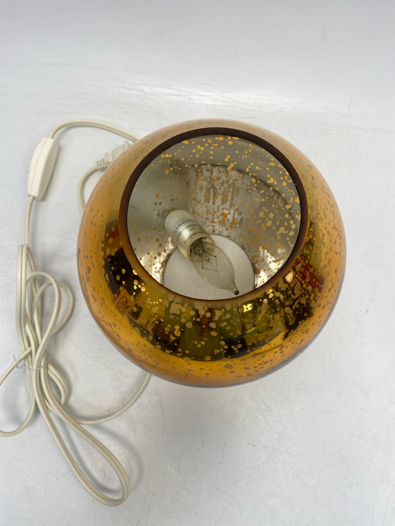 Gold Mercury Glass Lamp