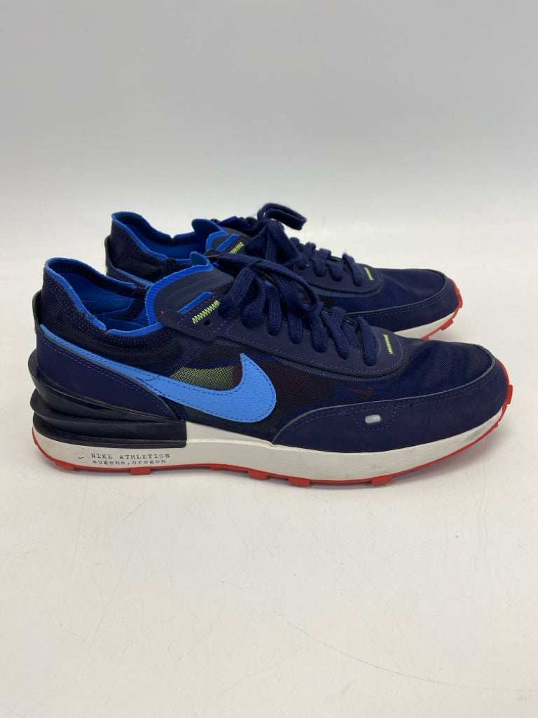 Nike Size 10 Navy Lace-Up Men&