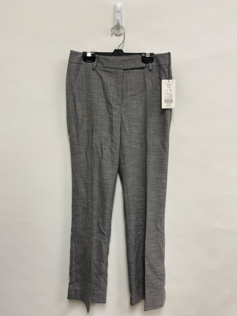 NWT ETCETERA Size 2 Gray Black Athletic Leggings