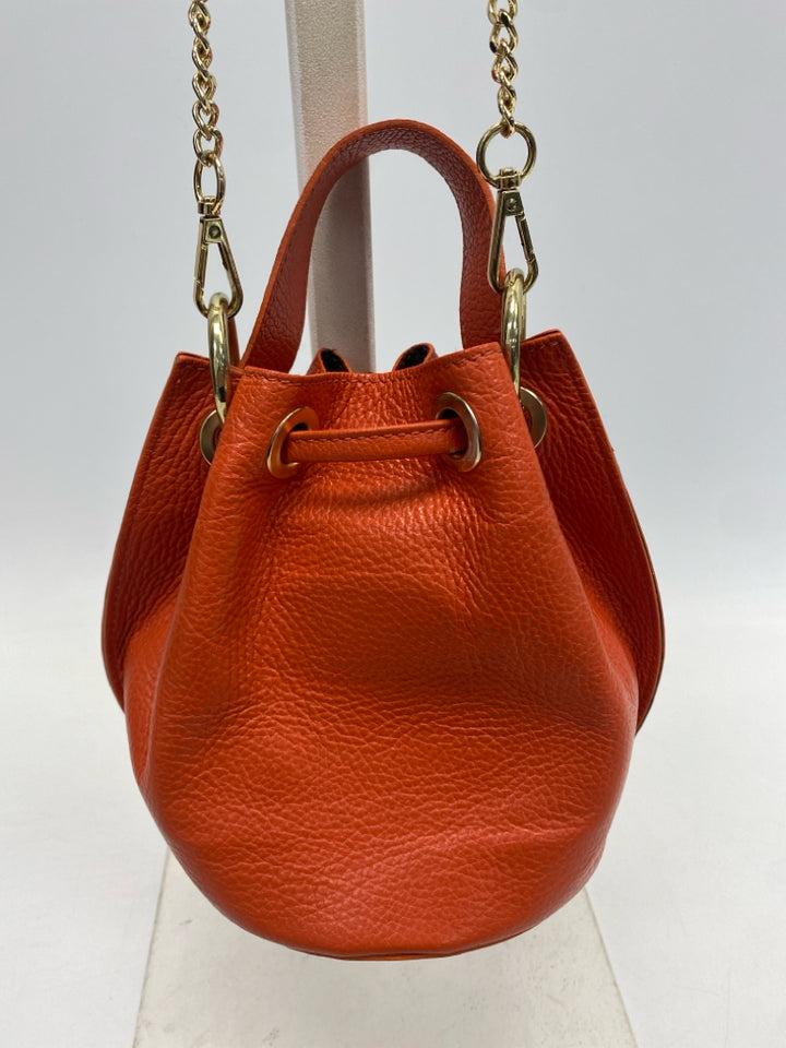 Anna Paola Burnt Orange Drawstring(s) Handbag