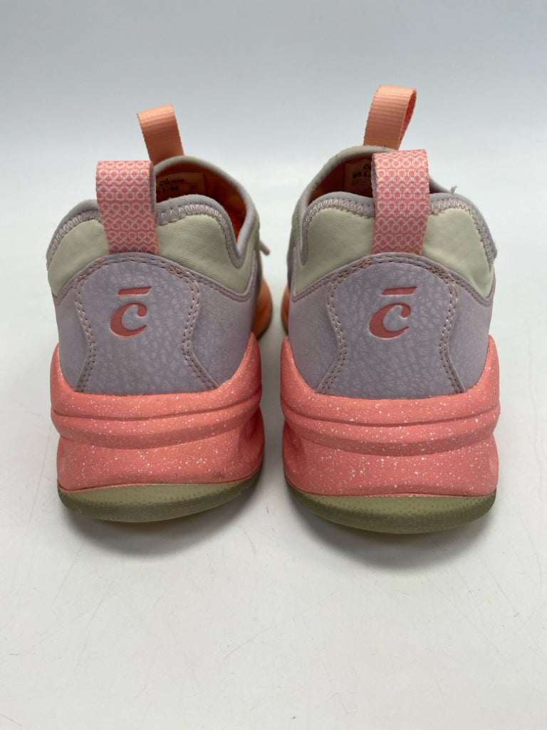 Clove Size 9.5 Cream Coral/Purple Sneakers