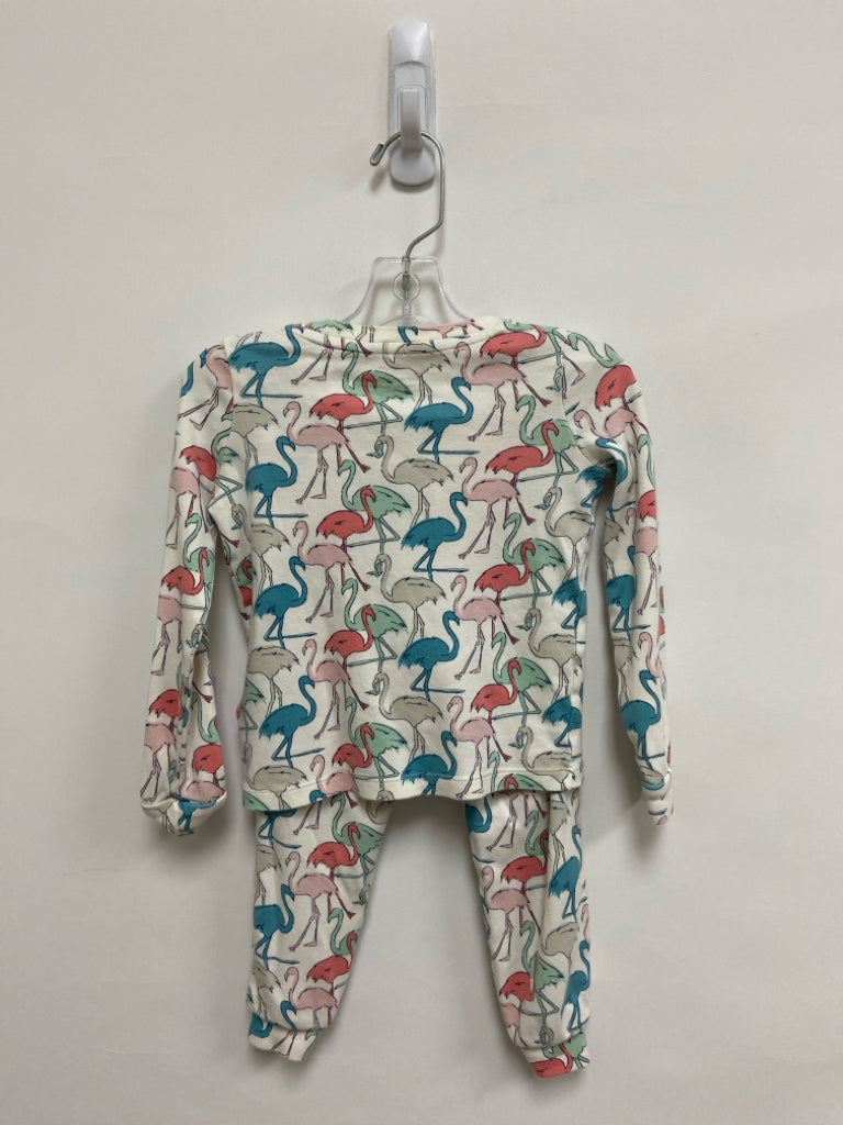 Vineyard Vines SIZE 3T White Aqua/Coral Flamingo Girl&