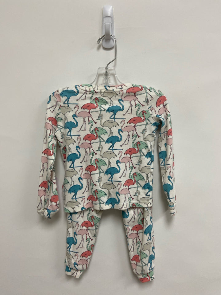 Vineyard Vines SIZE 3T White Aqua/Coral Flamingo Girl&