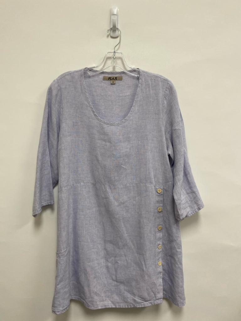 Flax Size S Lilac Linen Ladies Top