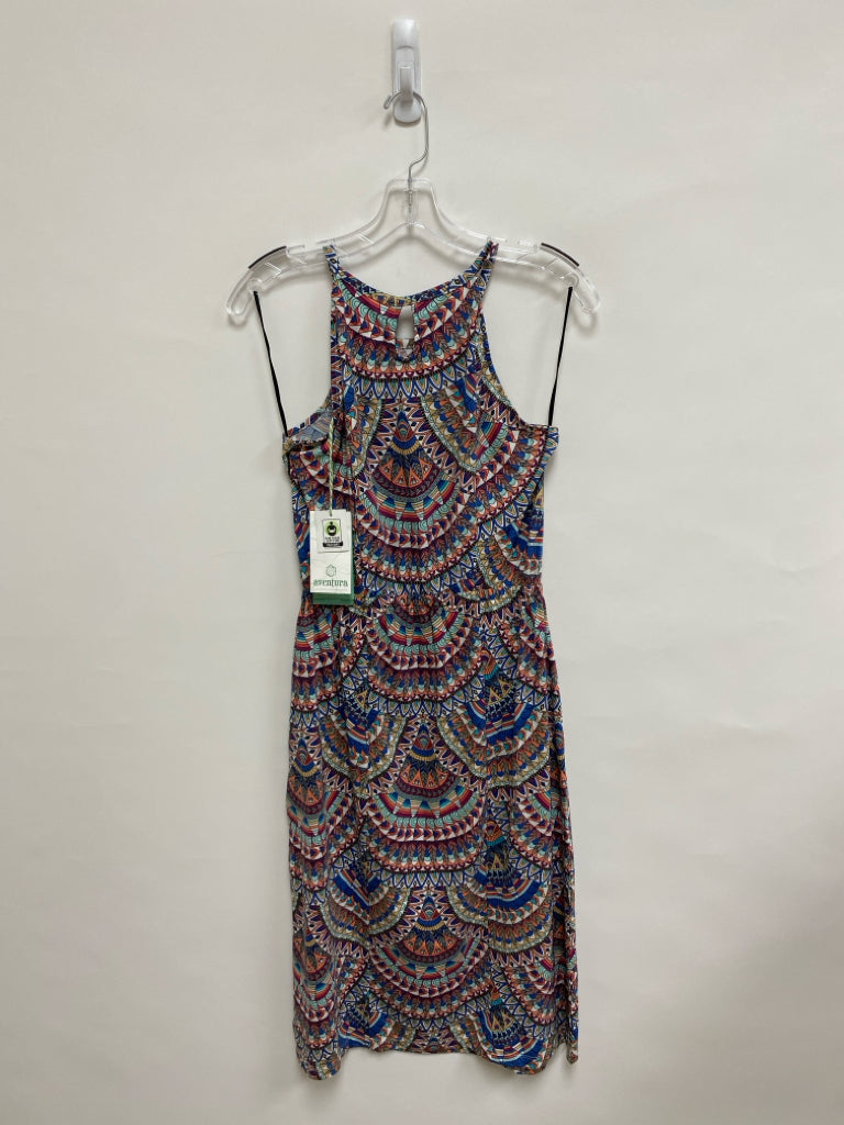 NWT Aventura Size S Blue Purple/Multi Print Sleeveless Ladies Dress