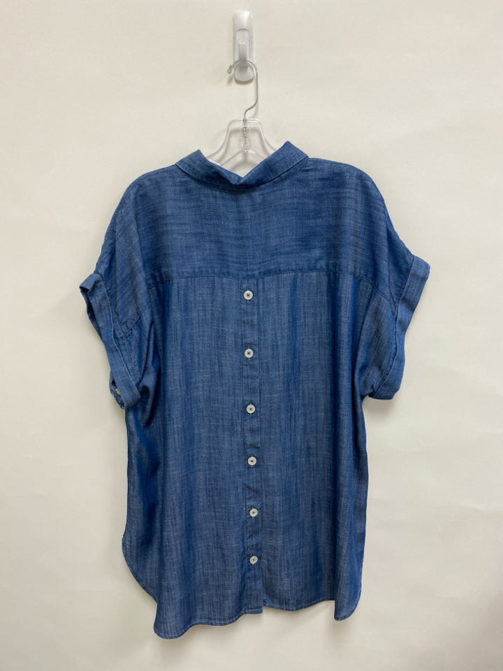 Talbots  SIZE  1X Blue Plus Size Top