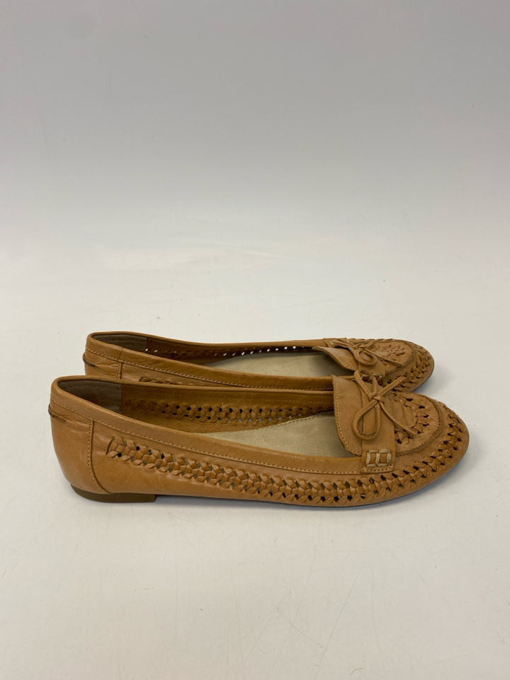 Alex Marie  Size 8.5 Tan Woven Leather Flats