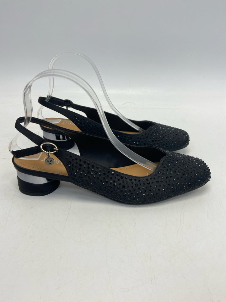 NWOT J. Renee US Size 9.5 Black Rhinestone(s) Heels