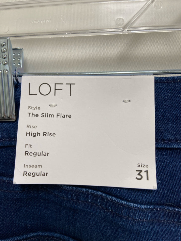 NWT LOFT Size 31 Dark Denim Ladies Jeans