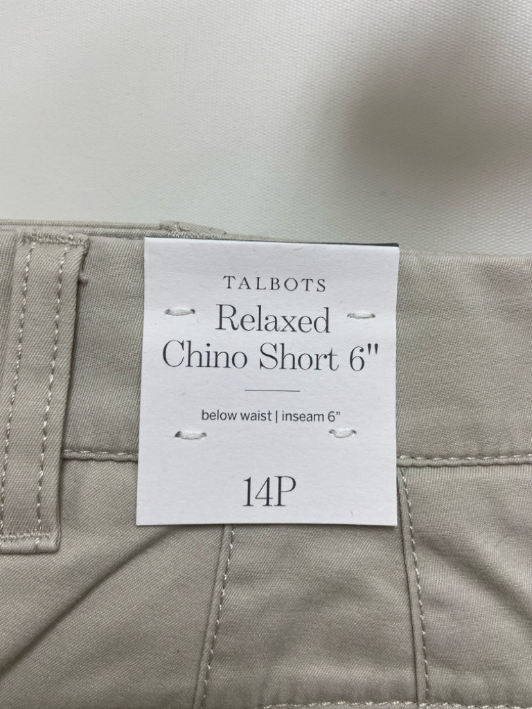 NWT Talbots Size 14P Khaki Petite Shorts