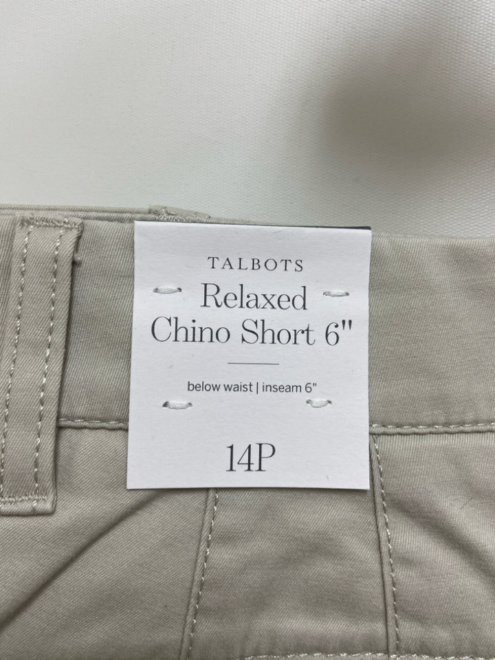 NWT Talbots Size 14P Khaki Petite Shorts