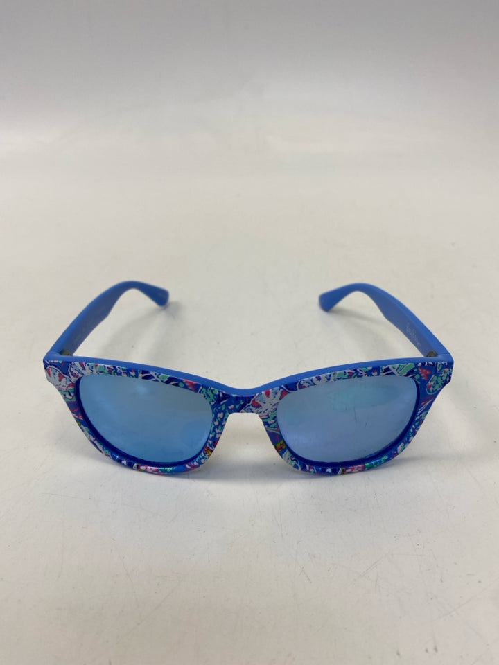 LILLY PULITZER Blue Multi Color Sunglasses