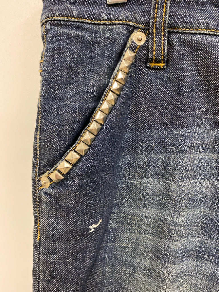 dorothee bis Size 10 Denim Silver Studded Ladies Jeans