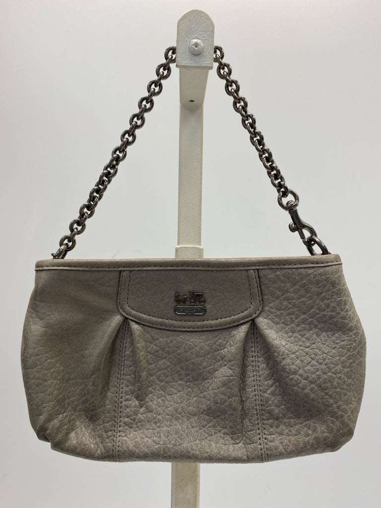 Coach Gray Shimmery Handbag