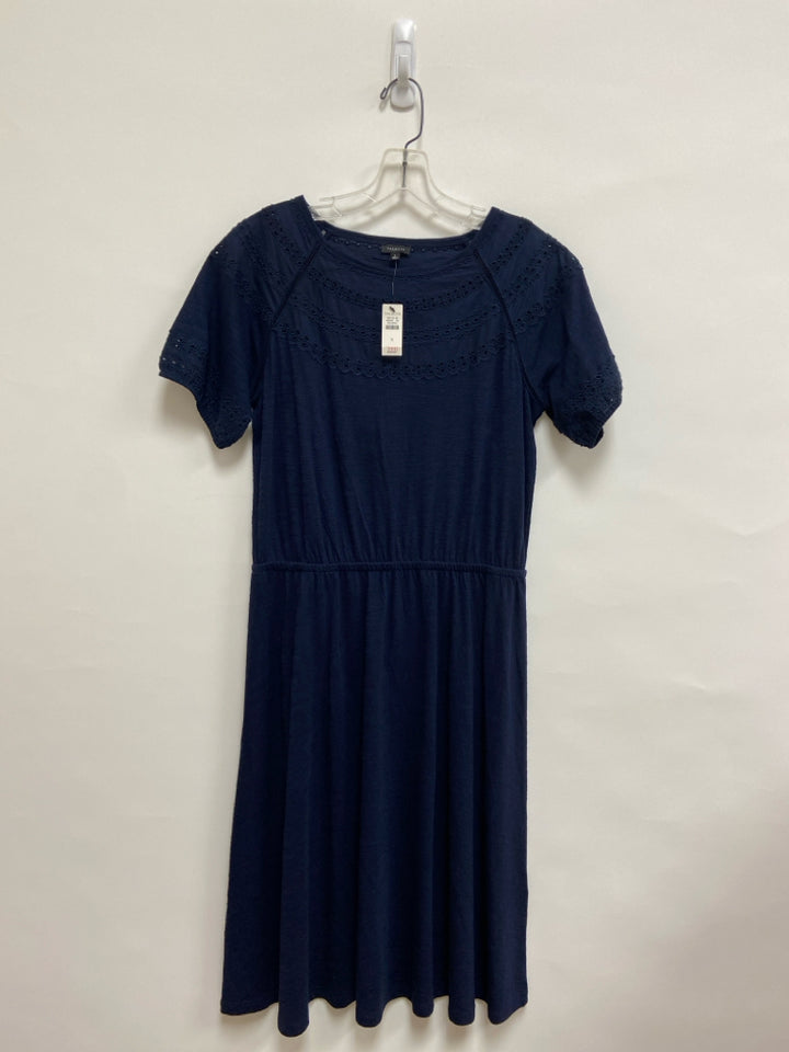 NWT Talbots Size S Navy Eyelet Ladies Dress