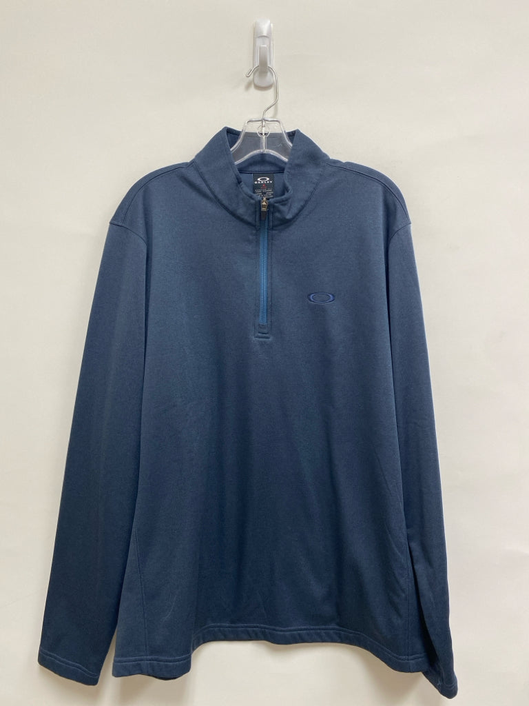 Oakley Size XL Navy Quarter Zip Men&